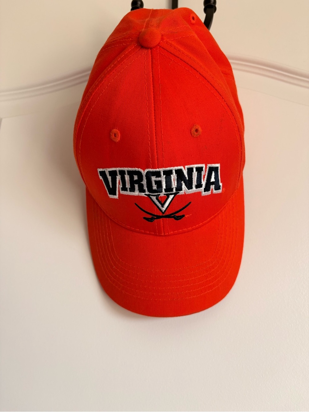 Virginia Embroidered Orange Baseball Cap